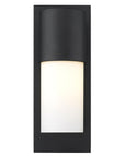 Black Frosted Dimmable Outdoor Hanging Light With Black And White Shades