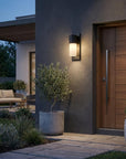 Black And White Frosted Dimmable Outdoor Hanging Light With Black And White Shades