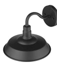 Black Seeded Dimmable Outdoor Hanging Light With Black Shades