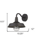 Black Seeded Dimmable Outdoor Hanging Light With Black Shades