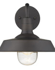 Black Seeded Dimmable Outdoor Hanging Light With Black Shades