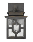 Antique Bronze Outdoor Lantern Wall Light