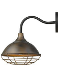 Bronze And Black Dimmable Outdoor Hanging Light With Bronze And Black Shades