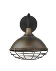 Bronze And Black Dimmable Outdoor Hanging Light With Bronze And Black Shades