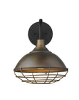Bronze And Black Dimmable Outdoor Hanging Light With Bronze And Black Shades