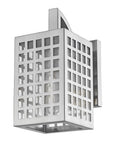 Silver And Clear Seeded Dimmable Outdoor Hanging Light With Silver And Clear Shades