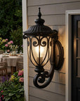 Traditional Matte Black Wall Sconce