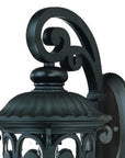 Matte Black Hanging Goblet Wall Light