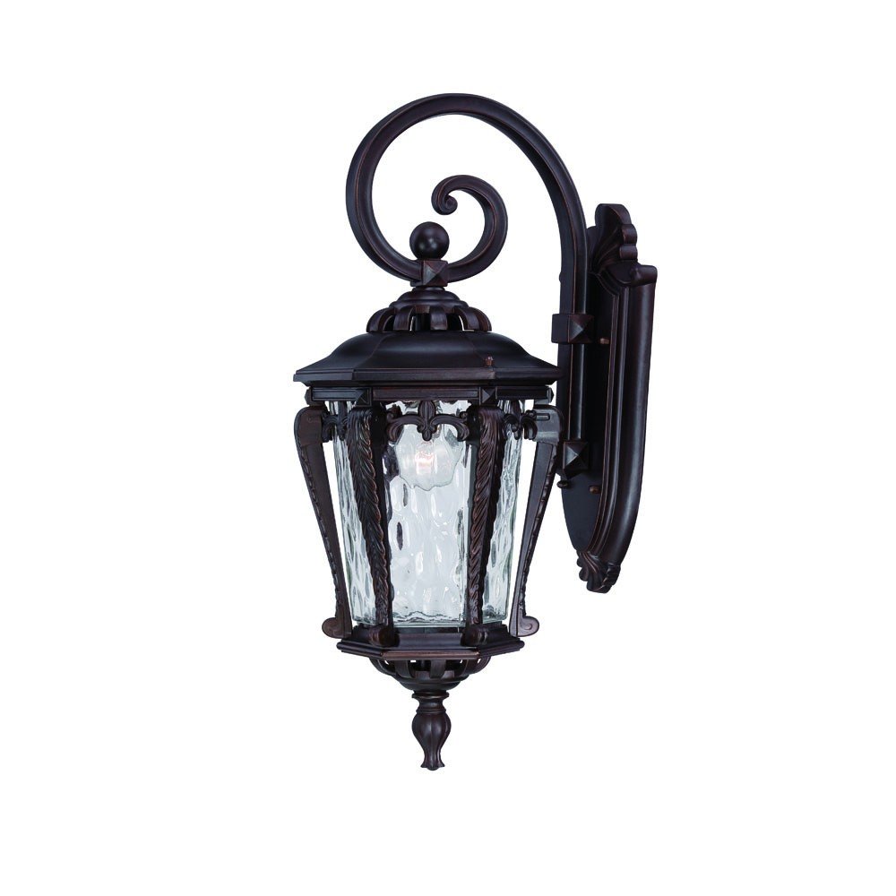 Black And Clear Hammered Dimmable Outdoor Hanging Light With Black And Clear Shades