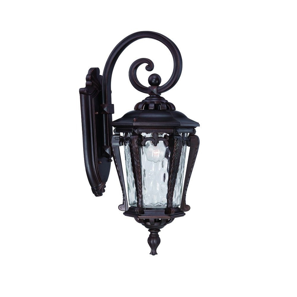Black And Clear Hammered Dimmable Outdoor Hanging Light With Black And Clear Shades