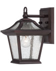 Antique Bronze Birdhouse Shape Outdoor Wall Light