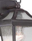 Matte Black Birdhouse Shape Outdoor Wall Light