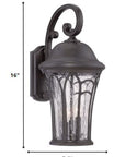 Matte Black Tapered Goblet Wall Light