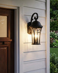 Matte Black Tapered Goblet Wall Light