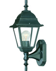 Matte Black Swing Arm Outdoor Wall Light