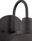Black And White Frosted Dimmable Outdoor Hanging Light With Black And White Shades