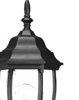 Matte Black Globe Lantern Wall Light