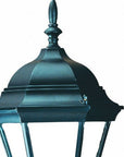 Matte Black Carousel Lantern Wall Light