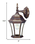 Dark Brown Hanging Carousel Lantern Wall Light
