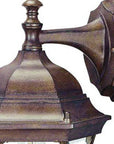 Dark Brown Hanging Carousel Lantern Wall Light