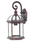 Dark Brown Eastern Lantern Wall Light