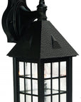 Matte Black House Shaped Wall Light