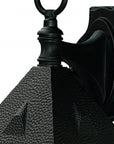 Matte Black House Shaped Wall Light