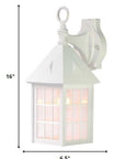 White House Shaped Wall Light