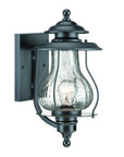 Matte Black Oil Lantern Wall Light