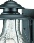 Matte Black Oil Lantern Wall Light