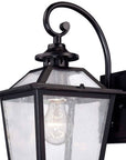 Matte Black Terrarium Shape Wall Light