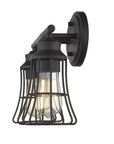 9" Bronze Metal Vanity Flush Mounted Sconce