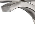 One Light Silver and Glass Wall Sconce