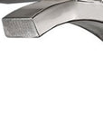 One Light Silver and Glass Wall Sconce