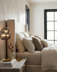 Lunette 4-Light Aged Brass Sconce