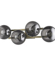Lunette 4-Light Aged Brass Sconce