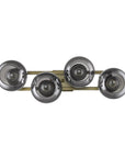 Lunette 4-Light Aged Brass Sconce