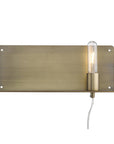 Dull Gold Shelf Wall Light