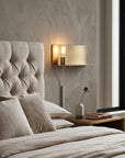 XL Dull Gold Shelf Wall Light
