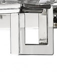 Coralie 5-Light Polished Nickel Sconce With Pressed Crystal Shades