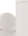 White LED Dimmable Outdoor Hanging Light With White Shades