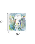 Watercolor Cow Unframed Print Wall Art