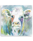 Watercolor Cow Unframed Print Wall Art