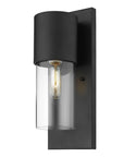 Black And Clear Transparent Dimmable Outdoor Hanging Light With Black And Clear Shades