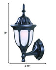 Matte Black Lamp Shape Swing Arm Wall Light