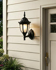 Matte Black Lamp Shape Swing Arm Wall Light