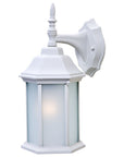 White Frosted Glass Swing Arm Wall Light