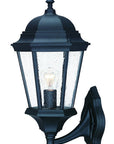 Black And Clear Seeded Dimmable Outdoor Hanging Light With Black And Clear Shades
