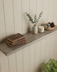 5" Solid Wood Wall Mounted Shelving Unit