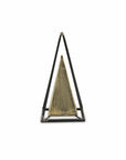 Narrow Metal Triangular Decorative Sculpture